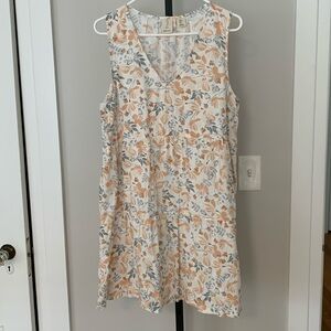 Joie sleeveless linen dress